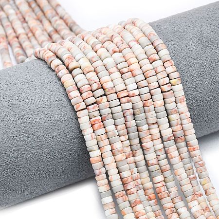 Natural Red Netstone Beads Strands G-P575-B19-4x2mm-1