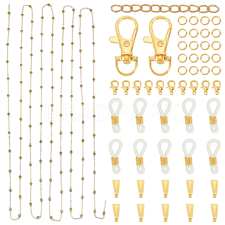 OLYCRAFT DIY Chain Bracelet Necklace Eyeglass Chains Making Kit DIY-OC0011-20-1