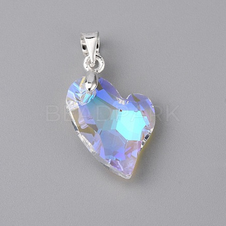 Electroplate Glass Pendants FIND-TAC0009-67S-01-1