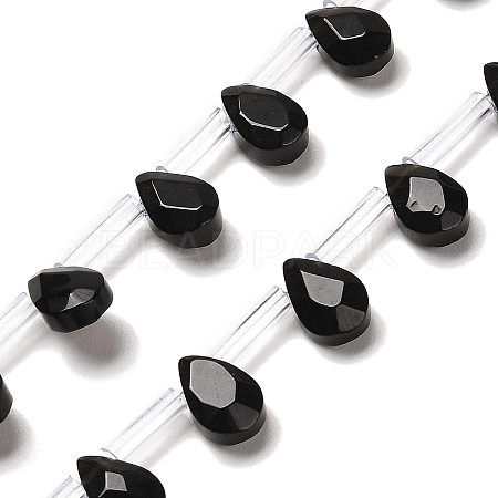 Natural Obsidian Beads Strands G-Q167-A09-02-1