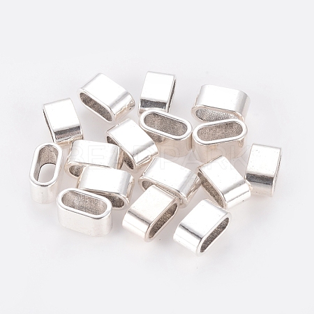 Tibetan Style Slider Charms for Leather Bracelet Making TIBEB-A101908-AS-LF-1