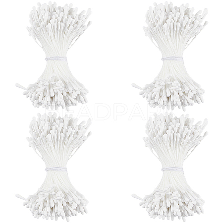 Gypsum with Cotton Cord Artificial Flower Core DIY-WH20007-36A-09-1