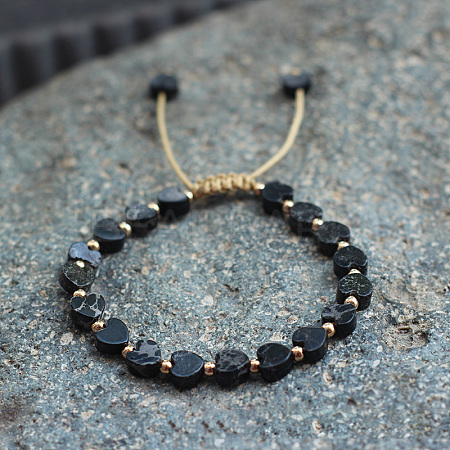 Bohemian Dyed Natural Imperial Jasper Heart Bead Braided Bead Bracelets for Women FS-WG782CA-10-1