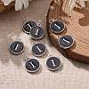 Platinum Plated Alloy Charms ENAM-S118-02I-P-5