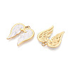 304 Stainless Steel Enamel Pendants X-STAS-T069-54-2