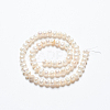 Natural Cultured Freshwater Pearl Beads Strands X-PEAR-L001-F-08-6