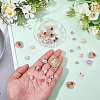 40Pcs 10 Styles Mixed Styles Handmade Lampwork Beads LAMP-PA0001-68B-3