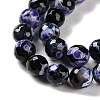 Natural Fire Crackle Agate Beads Strands G-M437-A01-01I-4
