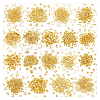 1800Pcs 18 Style Brass Cabochon MRMJ-OC0003-82-1