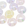 Electroplate Acrylic European Beads OACR-N010-069-1