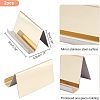 Stainless Steel Business Card Frame ODIS-WH0008-37LG-6