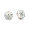 Rondelle Polymer Clay European Beads FIND-U001-01T-1