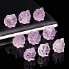 Natural Amethyst Carved Exploded Fur Nine-Tailed Fox Beads PW-WGD436F-01-4