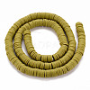 Handmade Polymer Clay Bead Strands CLAY-T002-6mm-55-2
