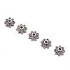 Flower Tibetan Silver Fancy Bead Caps A475-3