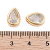 Brass Cubic Zirconia Beads X-KK-C051-60G-05-3
