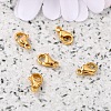 304 Stainless Steel Lobster Claw Clasps STAS-AB13-G-3