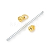 Alloy Bar Beadable Keychain for Jewelry Making DIY Crafts KEYC-A015-01G-2