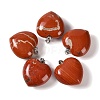 Natural Red Jasper Pendants GG-CBAA0EE-04P-15-1