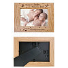 Natural Wood Photo Frames DIY-WH0247-012-4