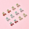 12Pcs 6 Colors Rack Plating Alloy Pendants FIND-FS0003-11-7
