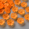 Transparent Frosted Acrylic Bead Caps MACR-S371-04A-725-1