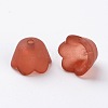 Transparent Acrylic Beads Caps X-PL543-13-3