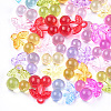 Transparent Acrylic Pendants X-TACR-T005-10-1