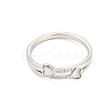304 Stainless Steel Finger Ring with Rhinestone RJEW-Q779-02P-2