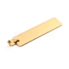 Ion Plating(IP) 304 Stainless Steel Pendants STAS-D142-01A-G-2