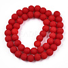 Opaque Glass Beads Strands GLAA-T032-P8mm-MD04-3