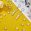 84PCS 6Colors Opaque Acrylic Beads SACR-DC0001-14-4