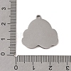 Non-Tarnish 304 Stainless Steel Pendants STAS-C095-01P-3