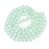 Transparent Half Spray Painted Glass Beads Strands LS-GLAA-Q110-02A-02-2