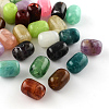 Column Imitation Gemstone Acrylic Beads OACR-R025-M-1