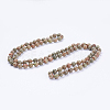 Natural Unakite Beaded Necklaces NJEW-P202-60-A19-1