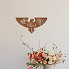 Creative Natural Wooden Wall Hanging Decoration AJEW-WH0331-001-7