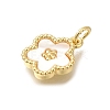 Brass Shell Pendants KK-R002-12G-2