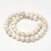 Natural Mashan Jade Beads Strands X-G-P232-01-F-8mm-2