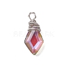 Copper Wired Glass Pendants PALLOY-JF02621-01-2