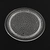 Flat Round Pegboards for 3x2.5mm Mini Fuse Beads DIY-Q009-06-1