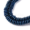 Electroplated Non-magnetic Hematite Beads Strands G-P571-B01-01F-3