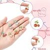 12Pcs 6 Colors Rack Plating Alloy Pendants FIND-FS0003-11-2
