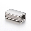 Tarnish Resistant 304 Stainless Steel Slide Charms STAS-F150-007P-2