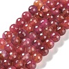 Natural Agate Beads Strands G-M437-C01-01L-2