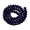 Opaque Solid Color Imitation Jade Glass Beads Strands LS-EGLA-A044-P8mm-D07-3