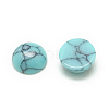 Synthetic Turquoise Cabochons X-TURQ-S290-12C-8mm-2