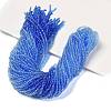 Transparent Painted Glass Beads Strands X-DGLA-A034-T1mm-A01-1