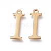 Ion Plating(IP) 304 Stainless Steel Charms STAS-K215-03G-2