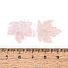 Baking Paint Transparent Glass Pendants DGLA-N014-11B-03-3
